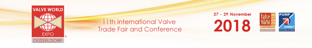 Valve World Expo 2018 Düsseldorf