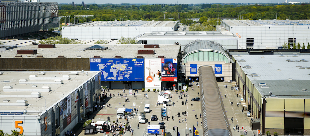Imagen aérea de Interpack 2017. Imagen © Messe Düsseldorf / CTillmann