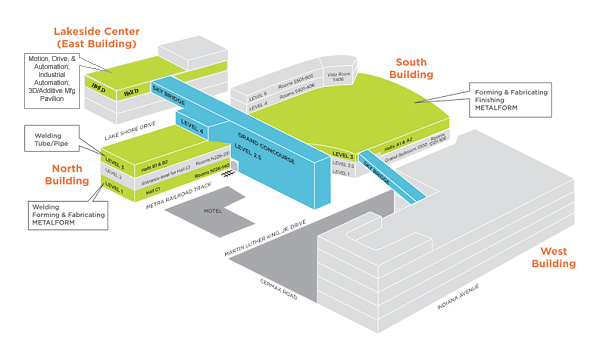 FABTECH 2017 McCornicj Place map plan
