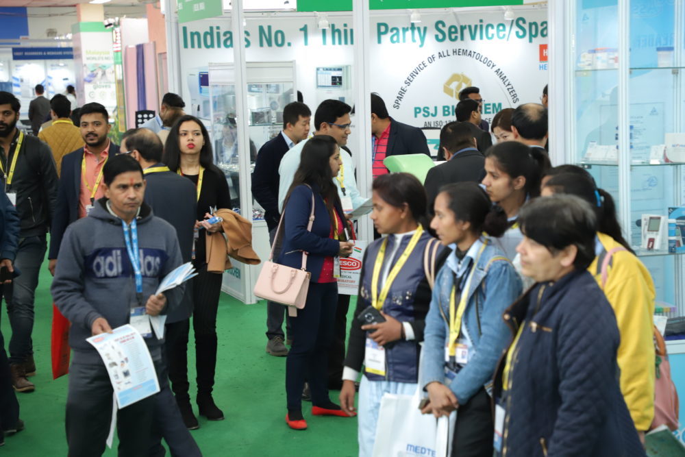 MEDICAL FAIR INDIA 2018 visitantes feria