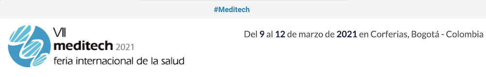 Feria medica MEDITECH Bogotá nuevas fechas por COVI-19